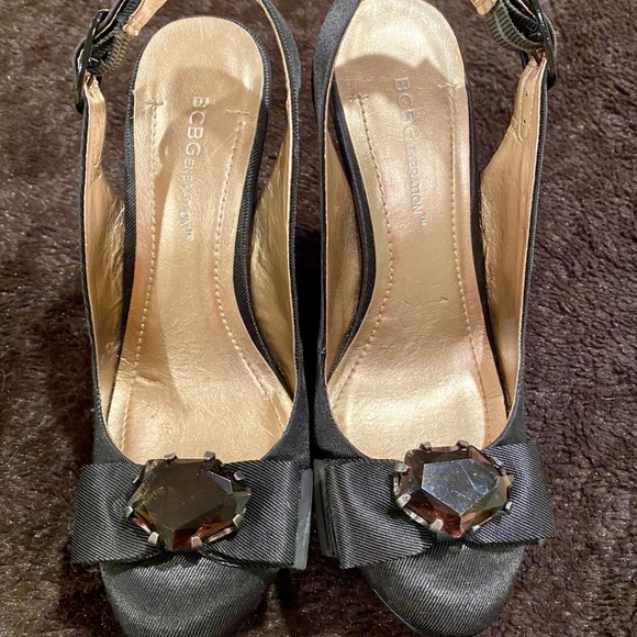 BCBGeneration Slingback Wedges - Picture 2 of 8